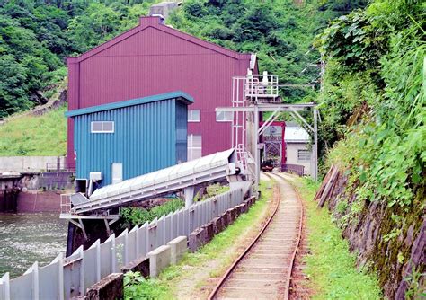 小口川軌道|小口川第三発電所資材運搬軌道（歩鉄の達人）